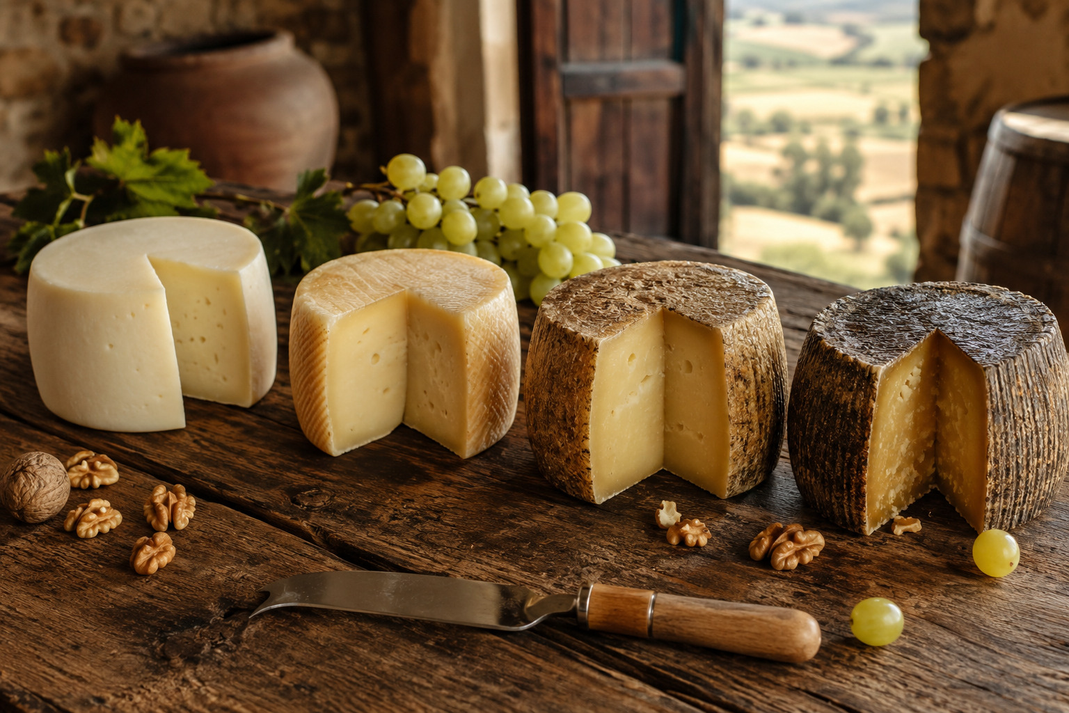 Tipos de queso de La Mancha según su curación